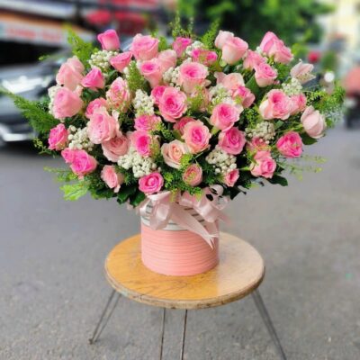 Hoa cắm hộp